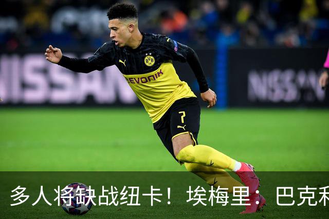 多人将缺战纽卡！埃梅里：巴克利双响后有些受伤，海明斯得再观察